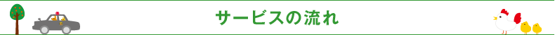 サービスの流れ